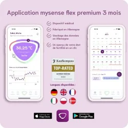 Thermomètre basal connecté My Sense Flex