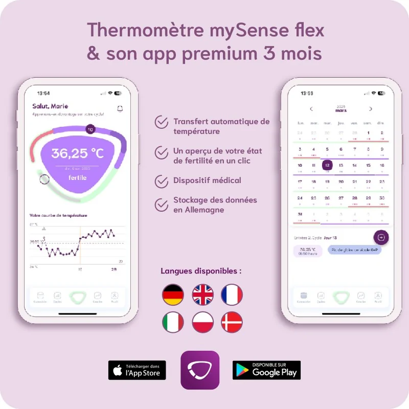 Thermomètre MySense Flex - 3 mensualités