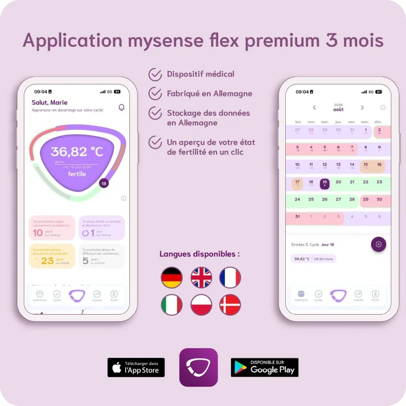 Thermomètre MySense Flex - 3 mensualités