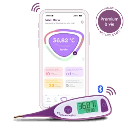 Thermomètre fertilité connecté Cyclotest mySense