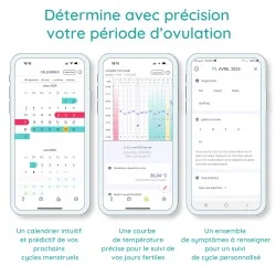 Application du moniteur de fertilité trackle