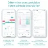 Application du moniteur de fertilité trackle Application du moniteur de fertilité trackle