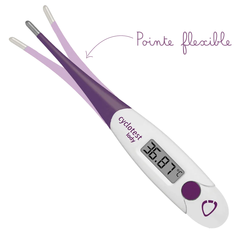 Pack Thermomètre Cyclotest Lady + Manuel pour une fertilité émancipée Pack Thermomètre Cyclotest Lady + Manuel pour une fertilité émancipée