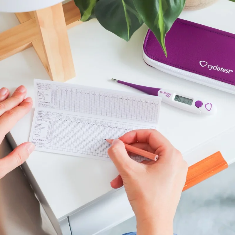 Thermomètre double décimale Cyclotest Lady