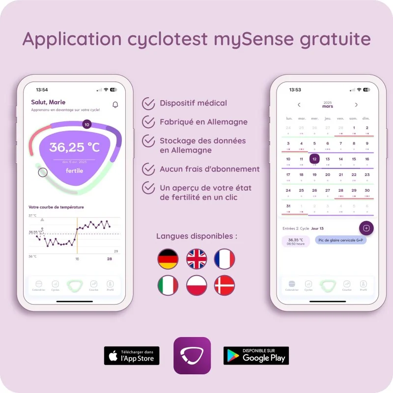 Abonnement 12 mois mysense Lifetime