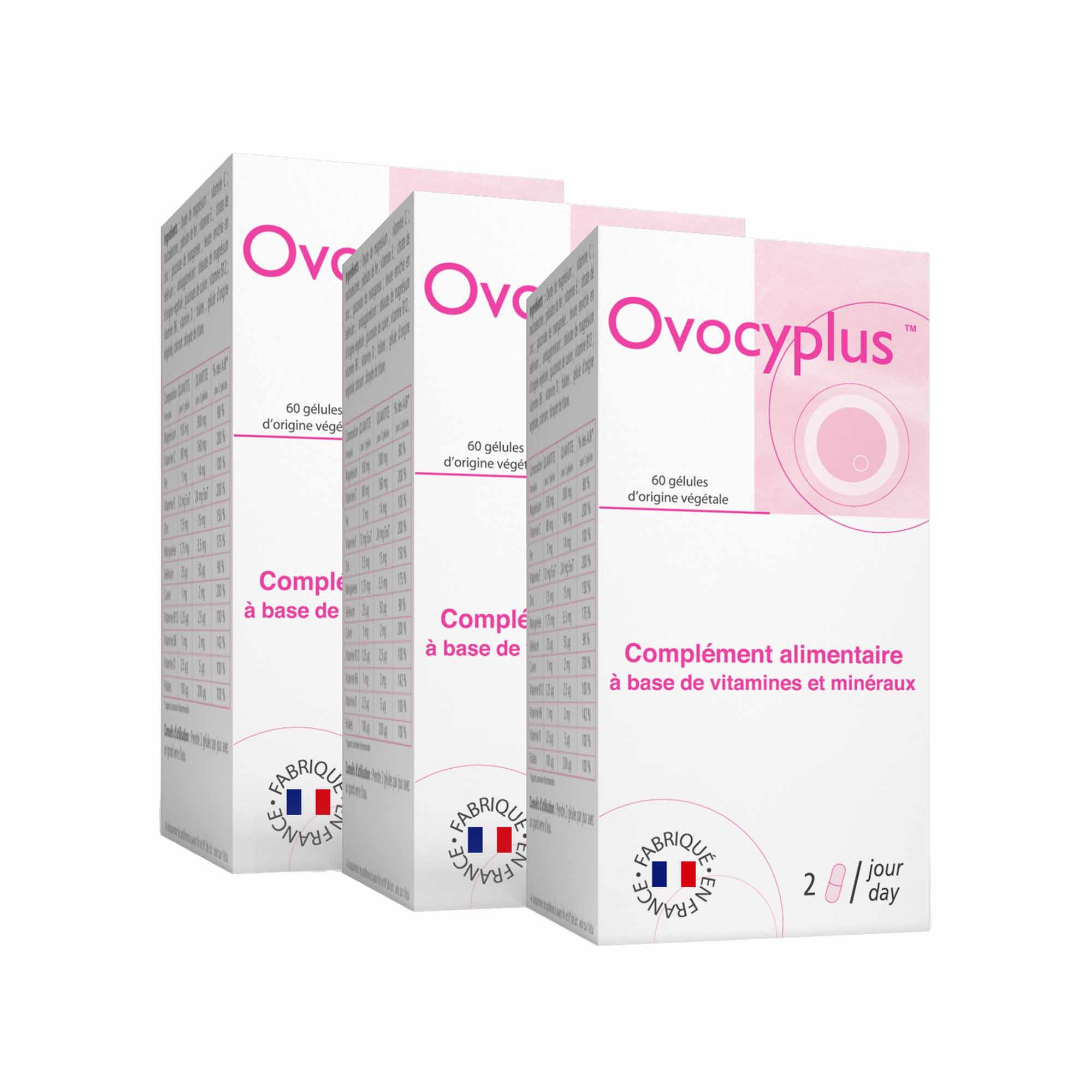 Cure de 3 mois : Lot de 3 boîtes Ovocyplus