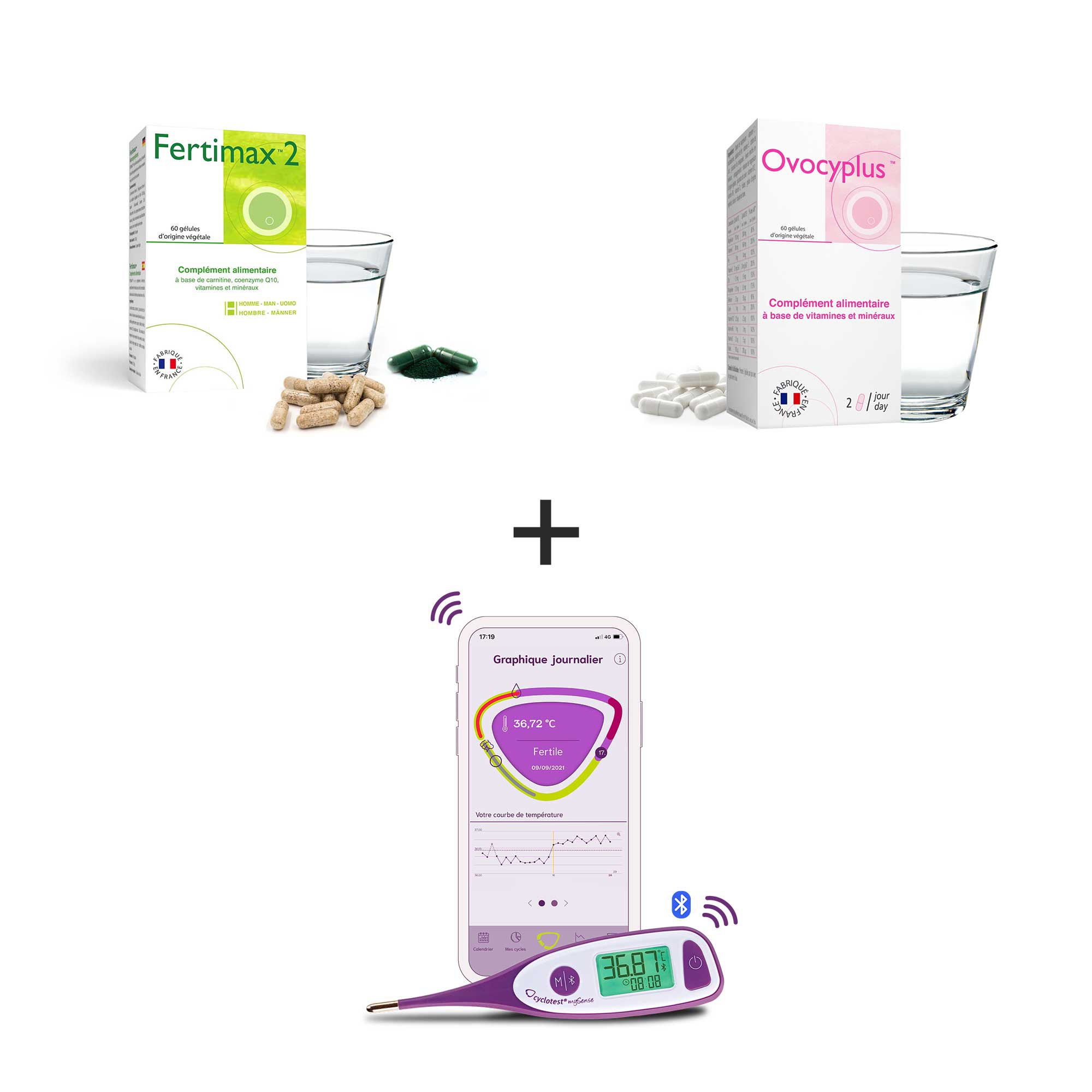 Pack mysense + compléments alimentaires fertilité H/F